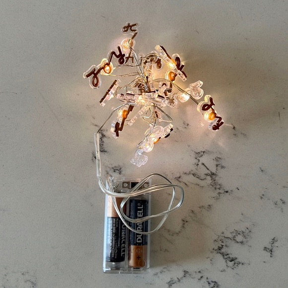 Manor Lane “Joy" Shimmer String Lights - Picture 7 of 14